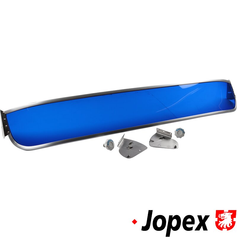 Splitscreen Bus Blue Exterior Perspex Sunvisor