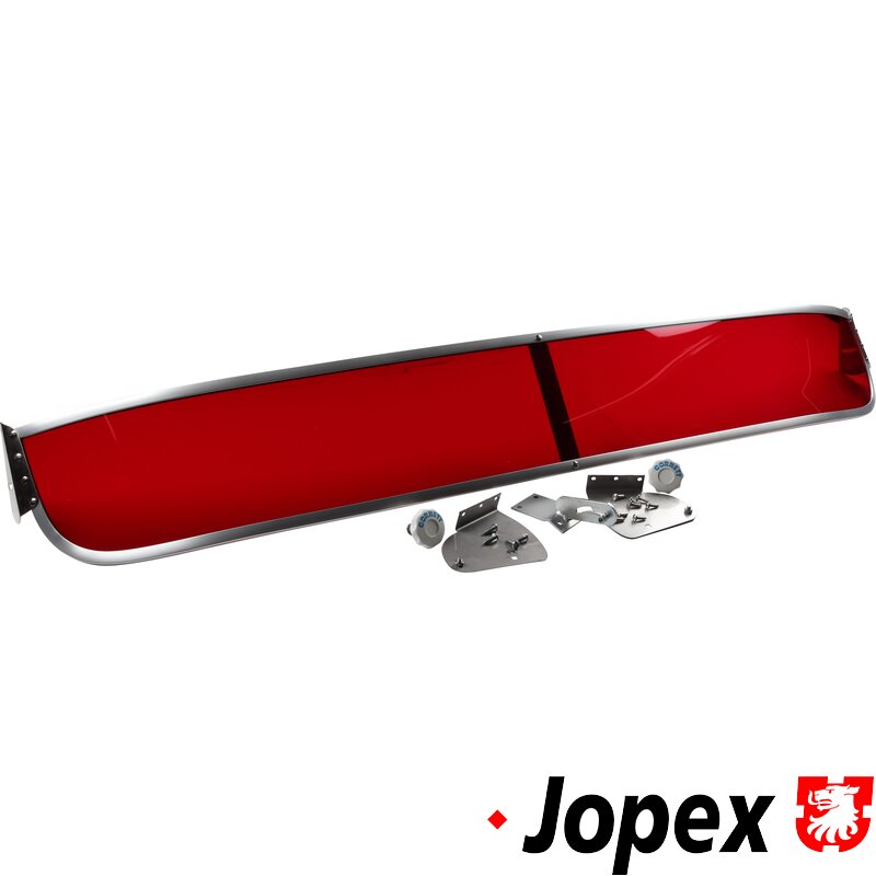 Baywindow Bus Red Exterior Perspex Sunvisor