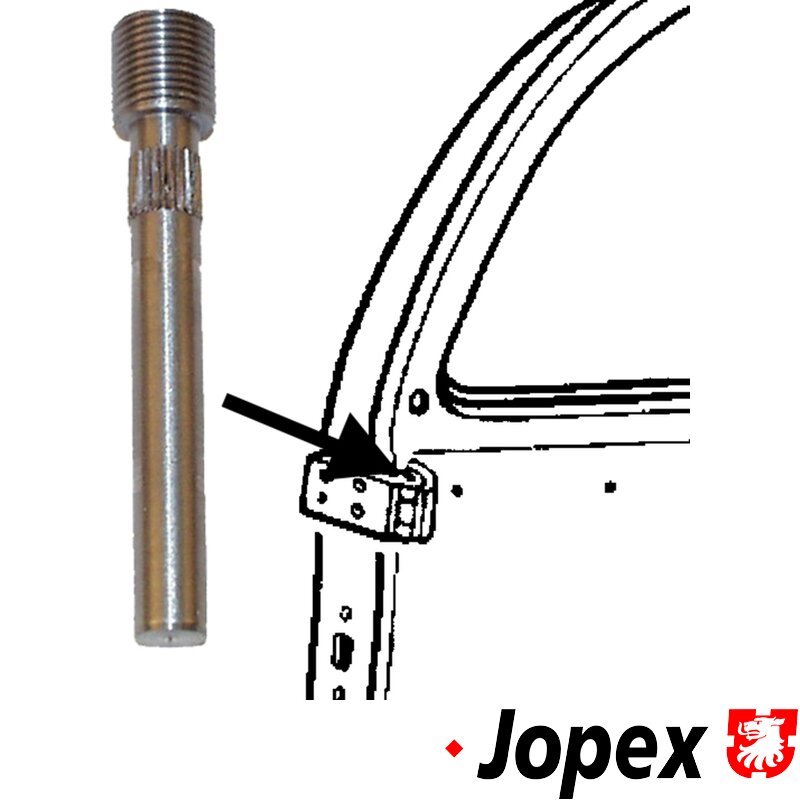 +0.10mm Door Hinge Pin With Thread For Mirror