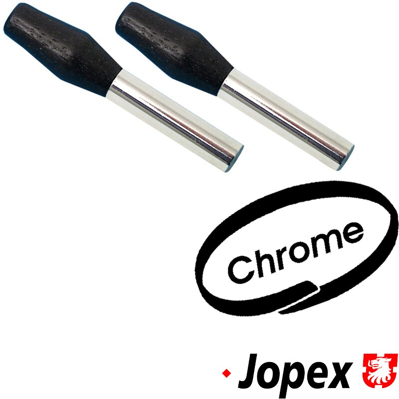 Black And Chrome Door Lock Pins - T1, T3, KG (1968-79), T2 (1974-79)