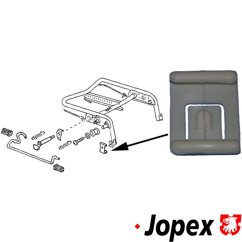 Beetle Seat Rail Guide 1973-79 (Rear)