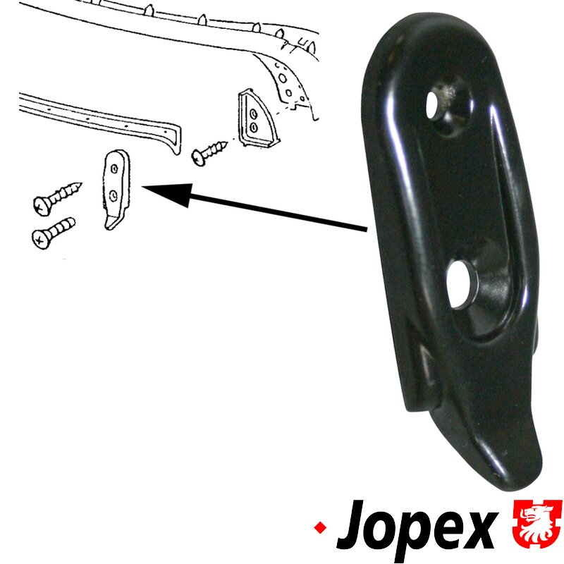 Beetle Cabriolet Hood Alignment Tab - 1303 Models