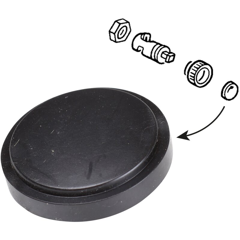 Beetle Cap For Glove Box Compartment Knob, Black