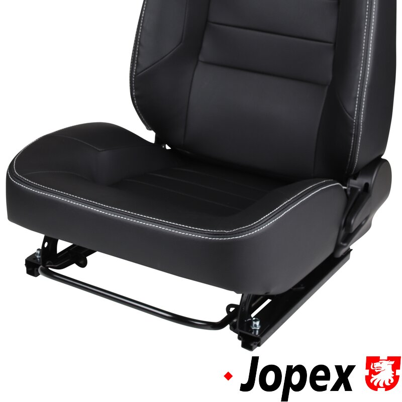 Classic Line Sports Seat Set - Black - With Headrests - Universal