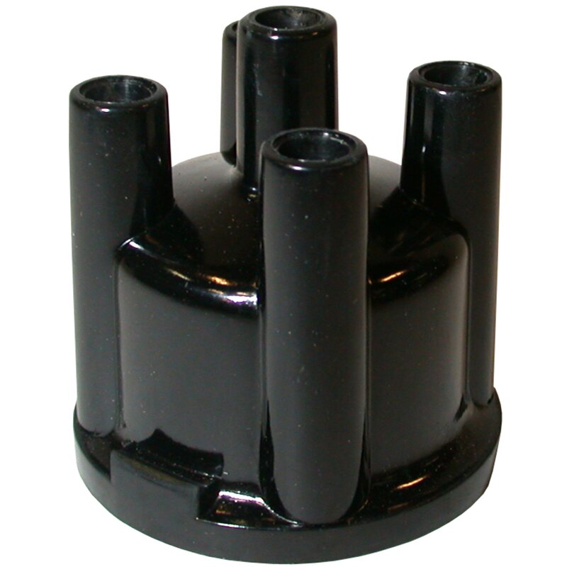 Distributor Cap - 1968-79 - Vacuum Advance, 009 Distributors - Black