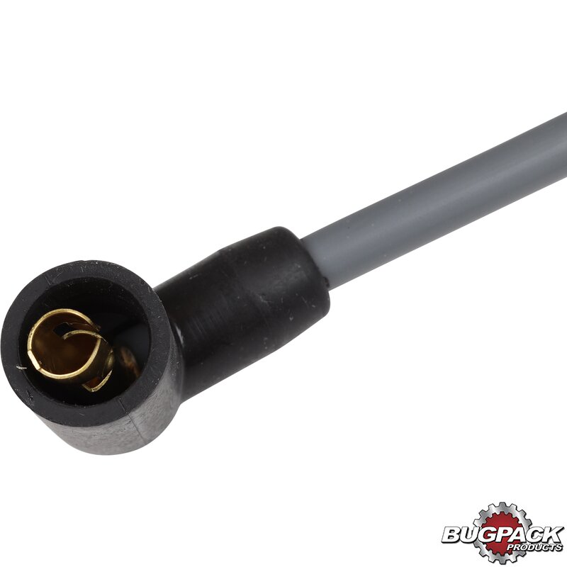 Megavolt 8mm Grey HT Lead Kit - Type 1 Engines - 90° Ends