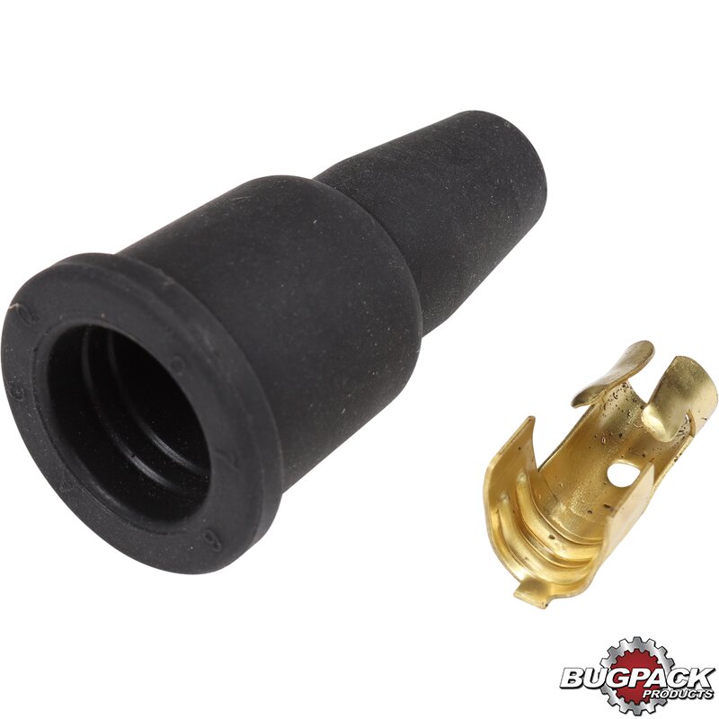 Megavolt 8mm Grey HT Lead Kit - Type 1 Engines - 90° Ends