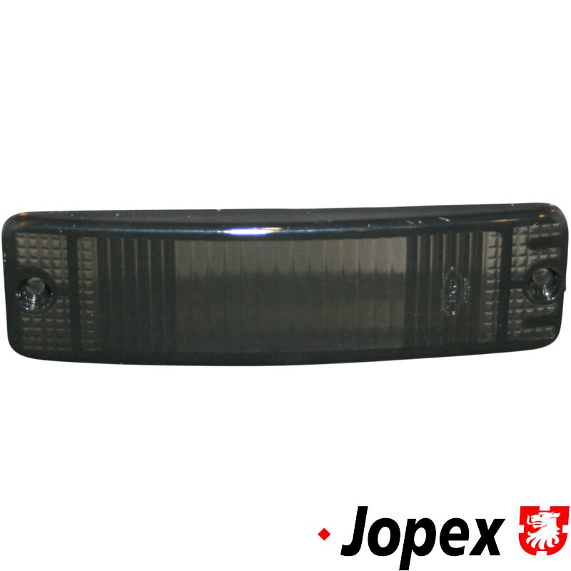 Beetle Turn Signal Light Lens, Curved, Black, W/o E-mark