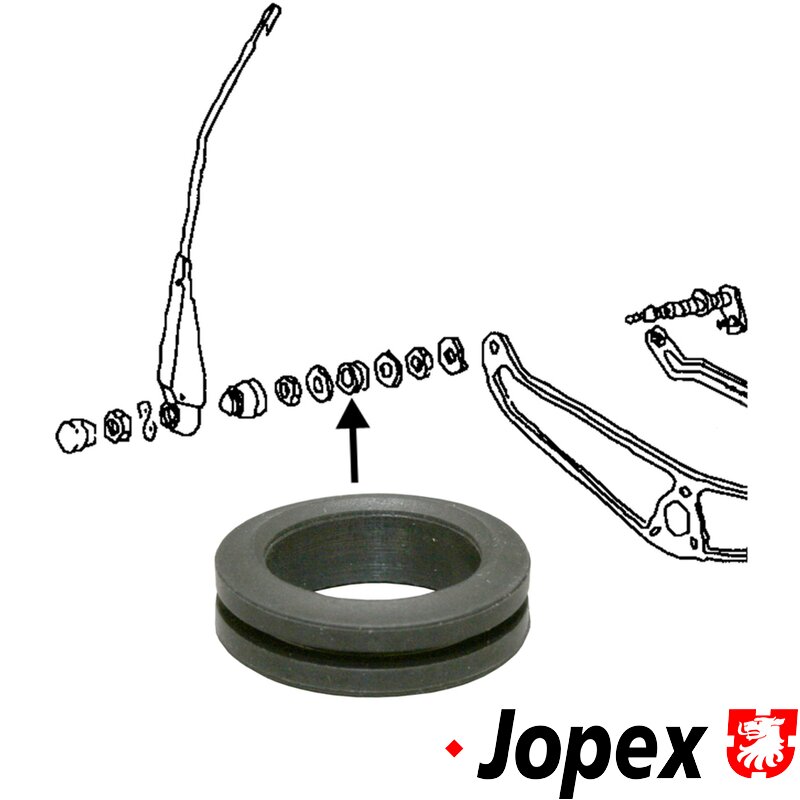 Splitscreen Bus Wiper Grommet - 1964-67