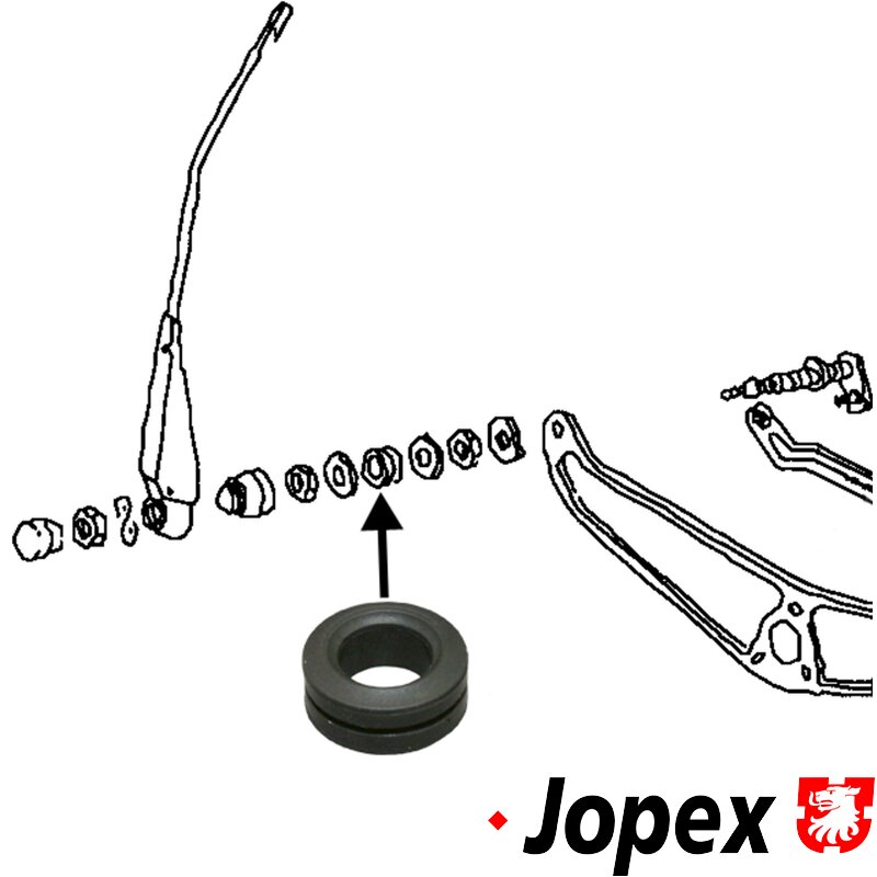 Beetle Wiper Spindle Seal - 1958-69 (Also Splitscreen Bus)