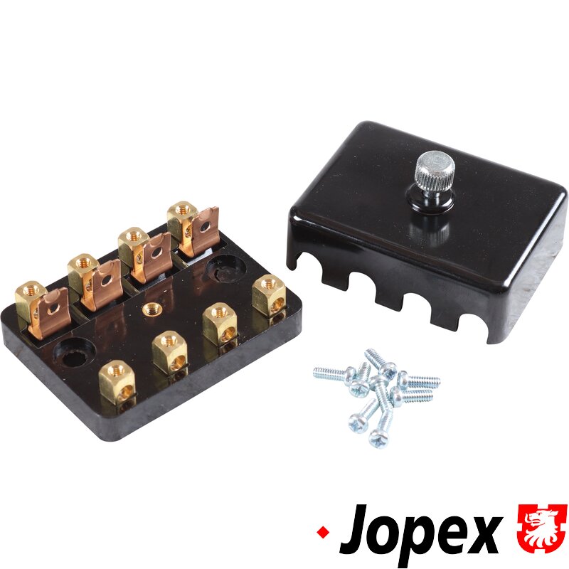Universal 4 Pole Fuse Box - For Torpedo Style Fuses