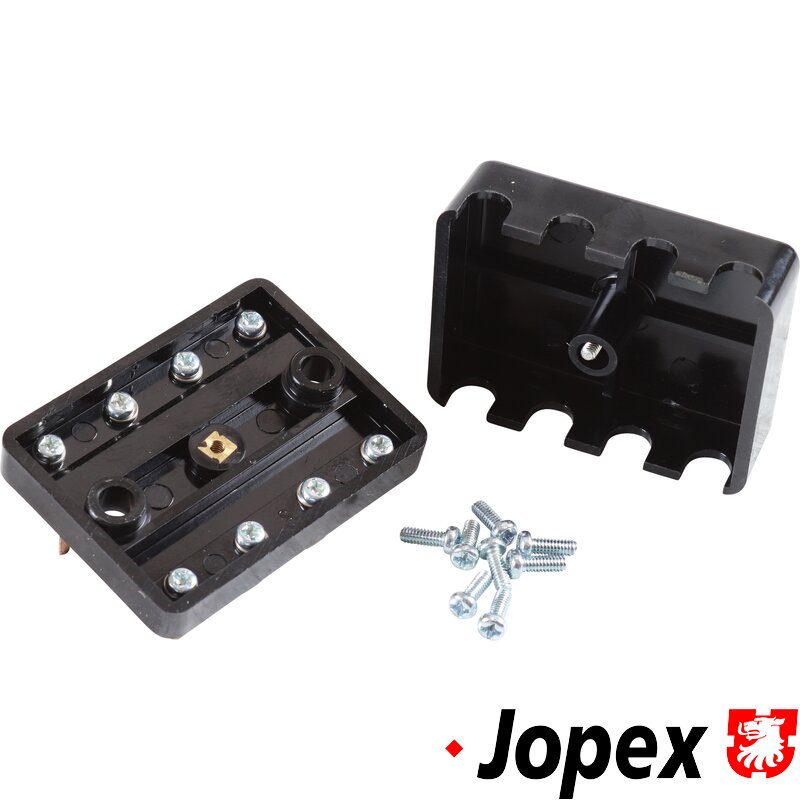 Universal 4 Pole Fuse Box - For Torpedo Style Fuses