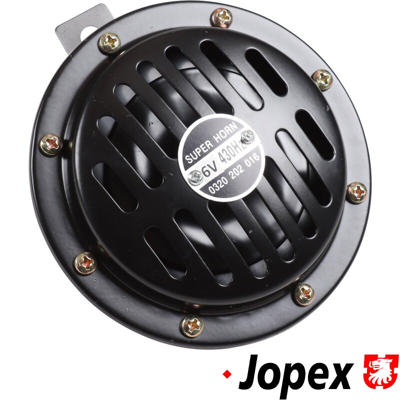 Horn, 6 V, lavfrekvent, Bosch-stil, uten E-merke