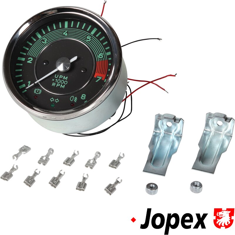 Porsche 356 Tachometer (8000 RPM) - Digital
