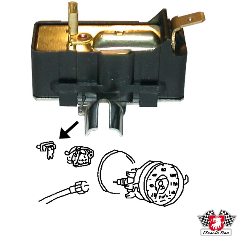 Spenningsregulator for drivstoffmåler