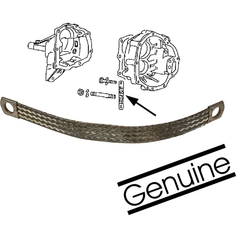 200mm Gearbox Earth Strap