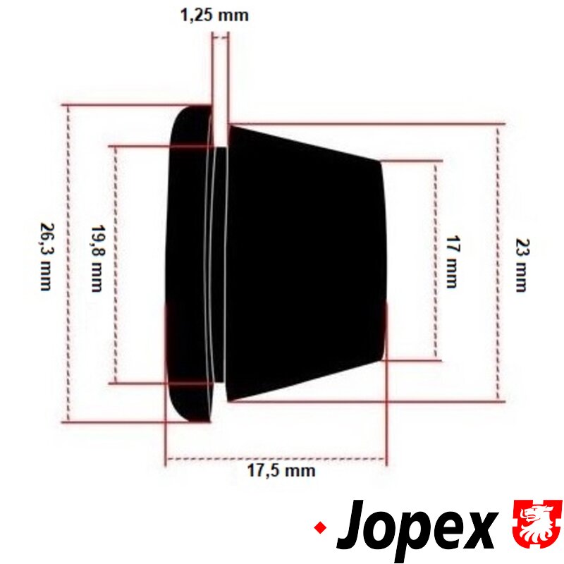 Front Wiring Loom Grommet - 26mm OD X 12mm ID For 20 mm Hole