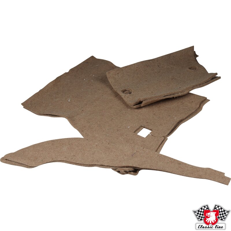 Filt til gulvmatter, foran