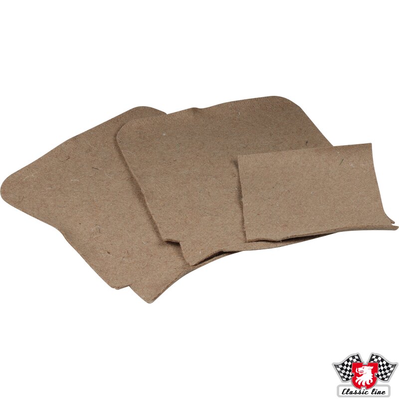 Filt til gulvmatter, bak