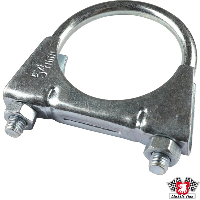 Klemme for eksos 54mm, galvanisert