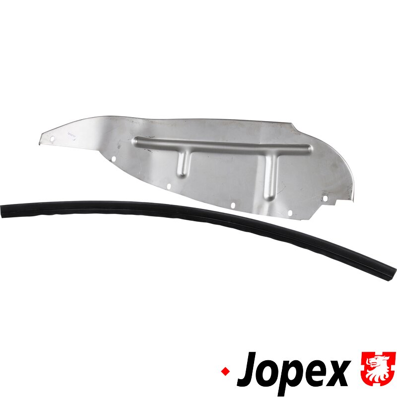 Sprutpanel med gummipakning venstre foran bak