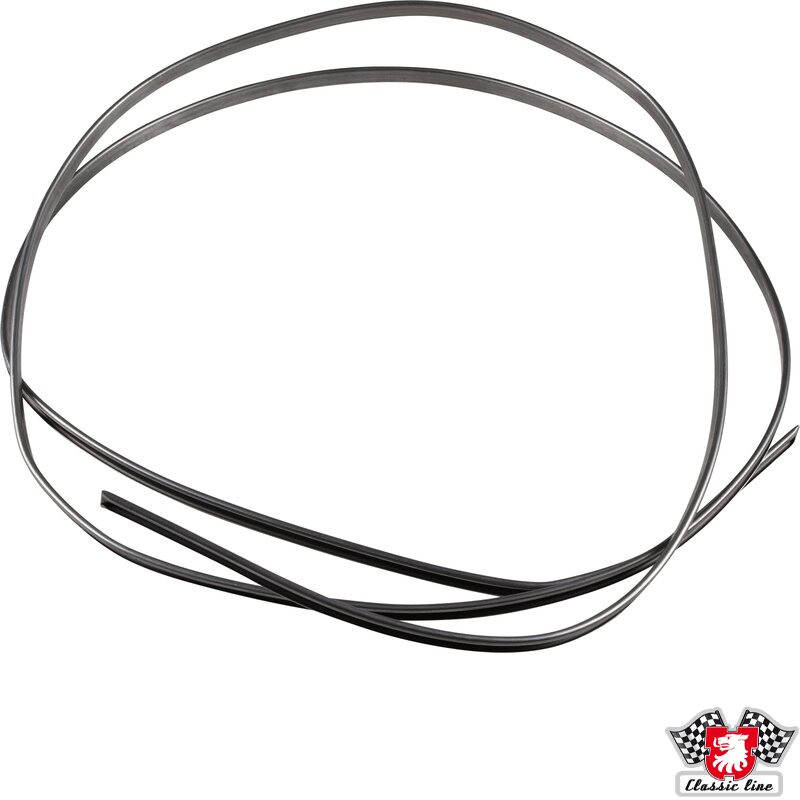 Styreskinne i stål for dørpakning 2500mm