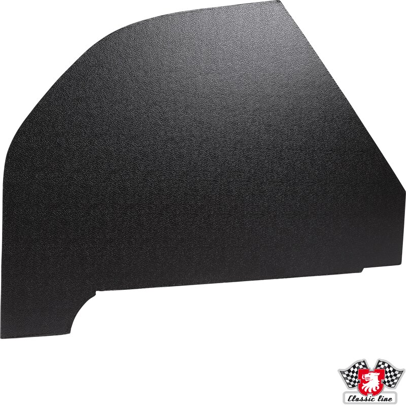 Innvendig panel ved fotromspapp svart høyre