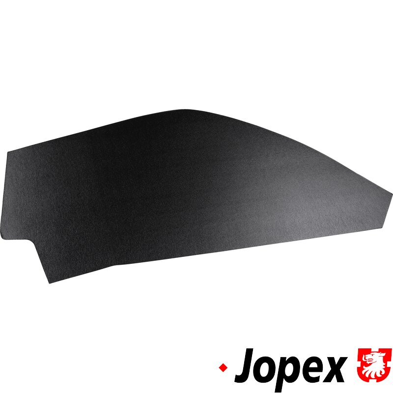 Støvlettinner papp uten hull, svart, høyre