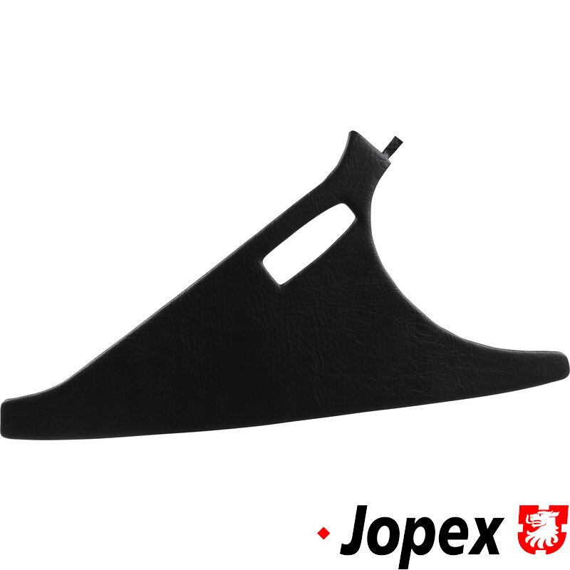 Innvendig panel for c-stolpe, svart, venstre