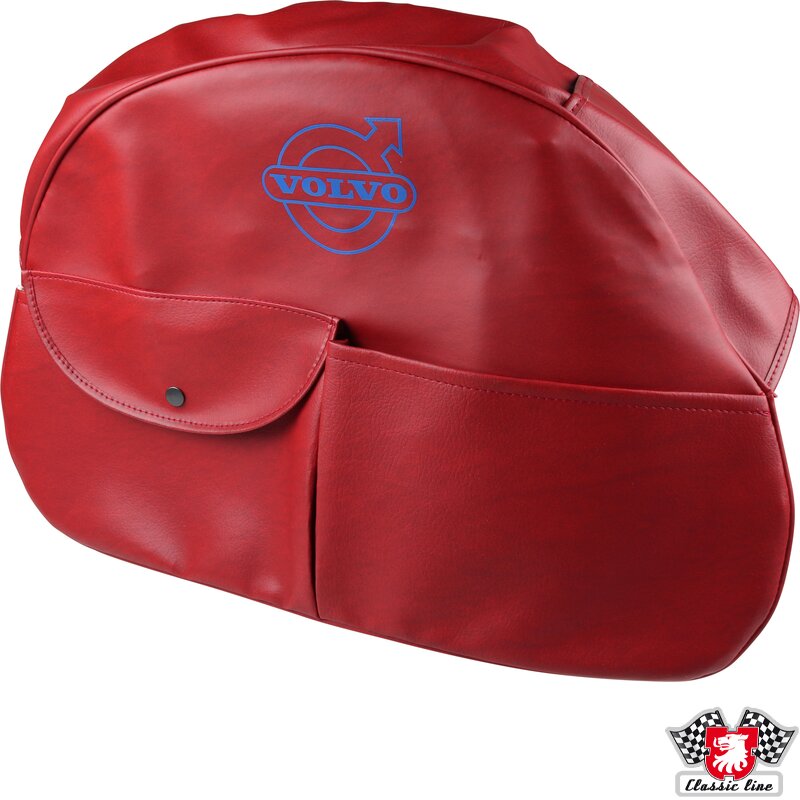 Deksel for reservehjul rødt