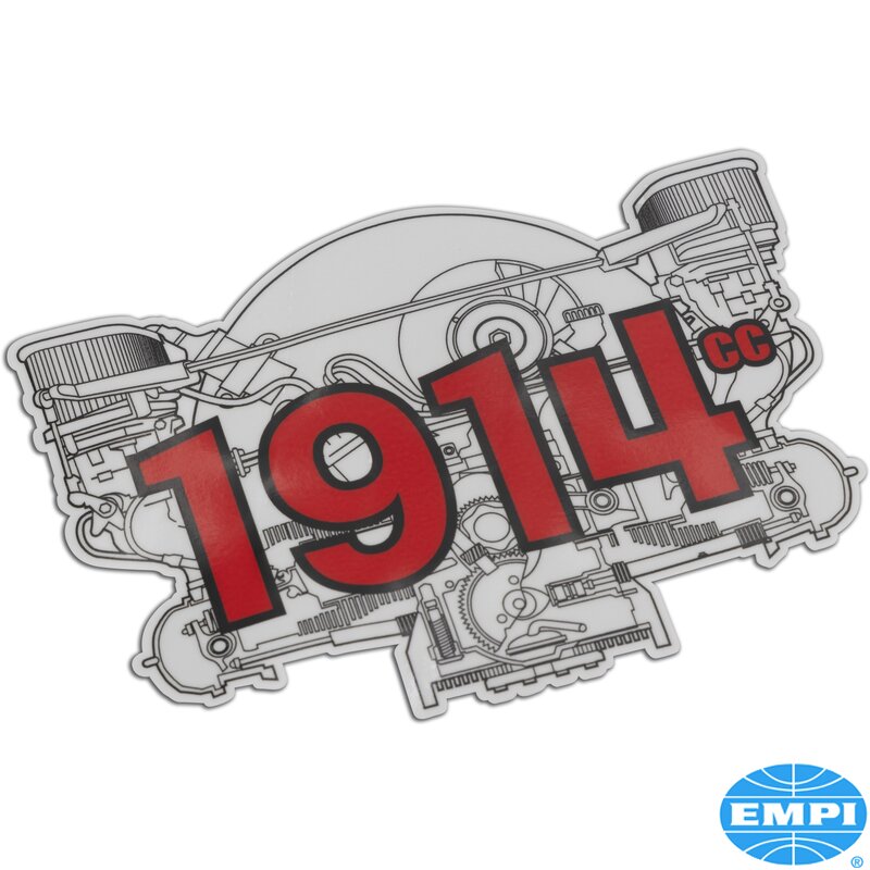 Klistremerke, motor 1914cc