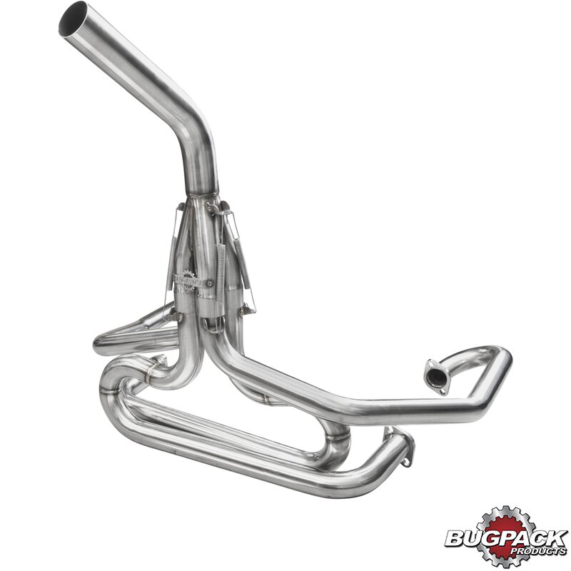 Bugpack Bobcat Style Stainless Steel Comp Off-Road Exhaust System: Buggy/Baja