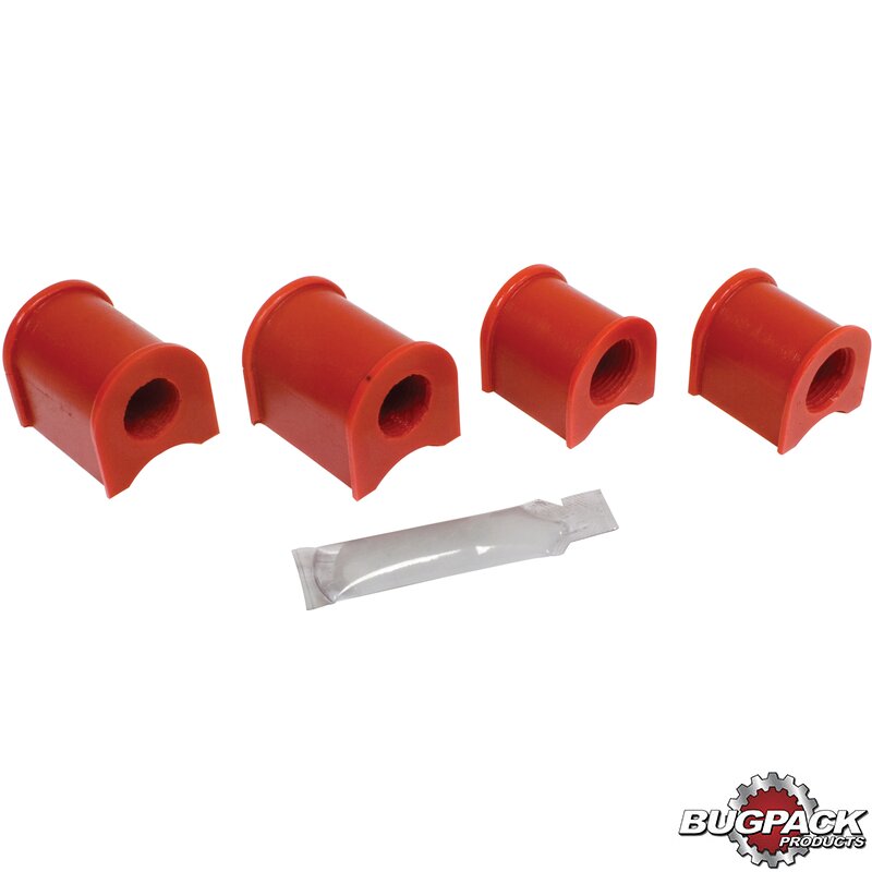 Grommetsett for stabilisator, foran, 3/4" - Ø19mm, rød, Bugpack