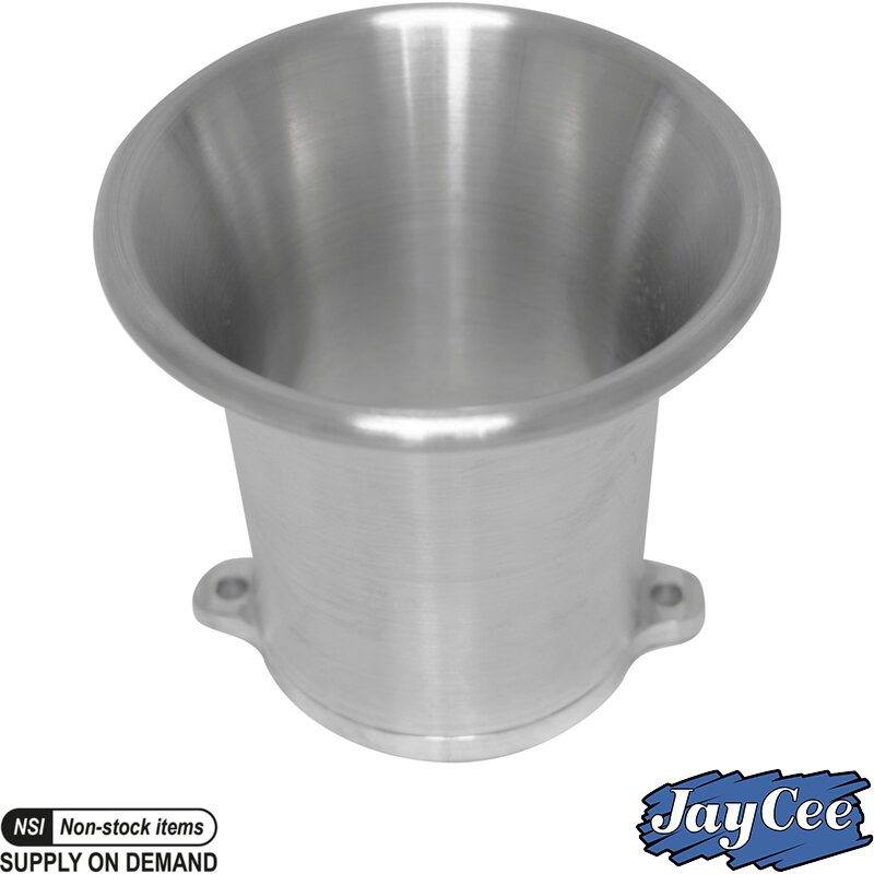 Hastighetskrans, billet-lignende aluminium, sølvanodisert, 3 1/4". Passer til Weber IDA- og Empi EPC-forgassere.